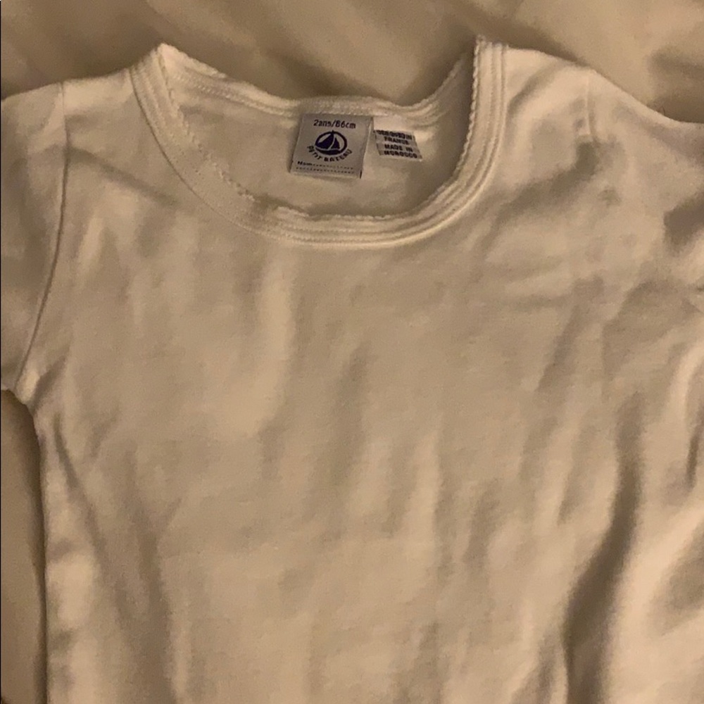 Duo of petit bateau undershirts